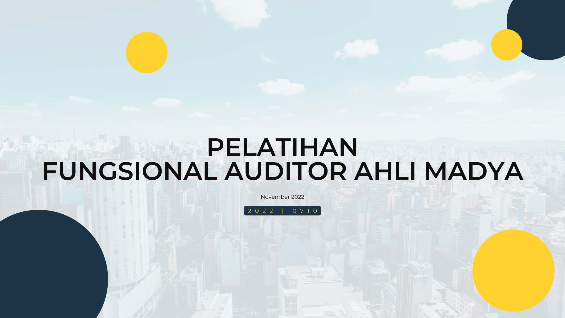 Penjenjangan Auditor Ahli Madya APIP | 0710