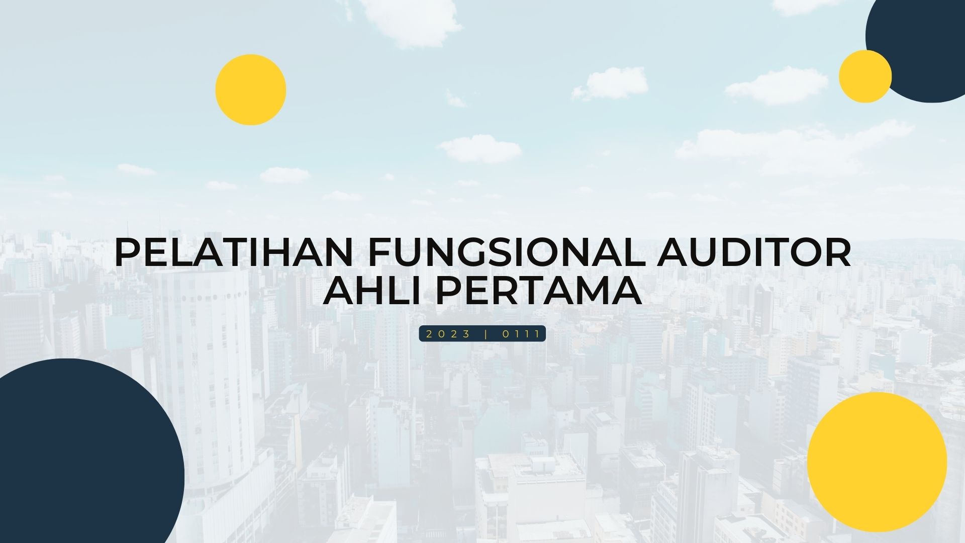 Fungsional Auditor Ahli Pertama APIP 0111