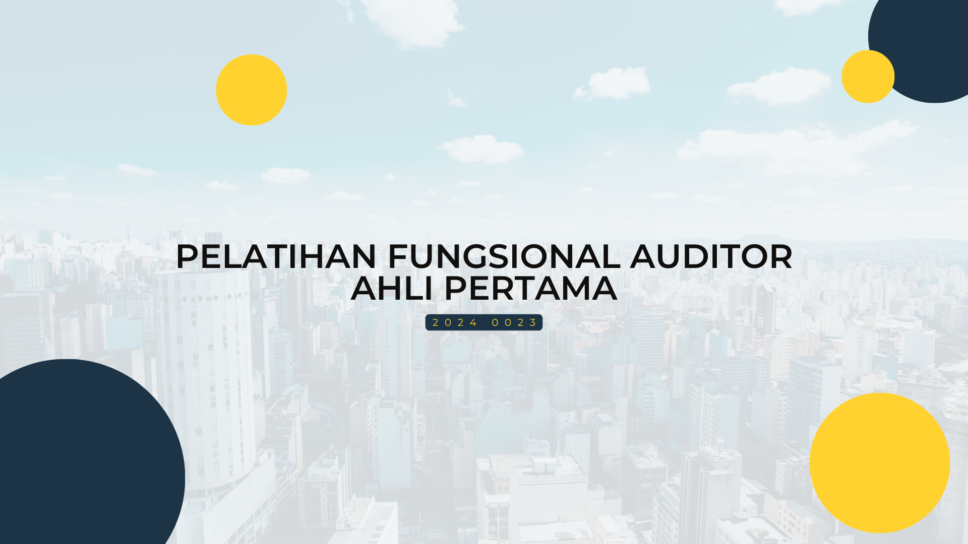 Fungsional Auditor Ahli Pertama 0023